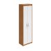 Armário Multiúso Bliss 2 Portas Marrom e Branco