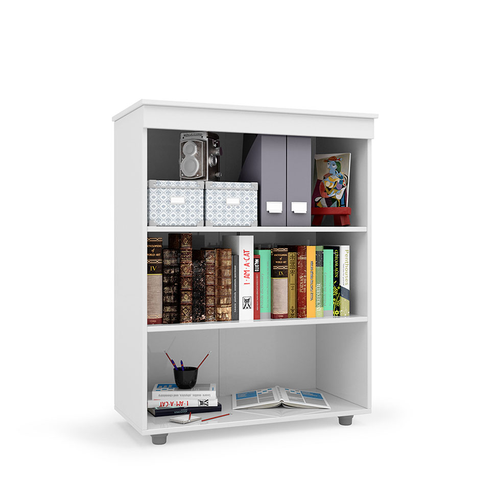 Armário Multiuso Advantage 2 PT Branco 97 cm