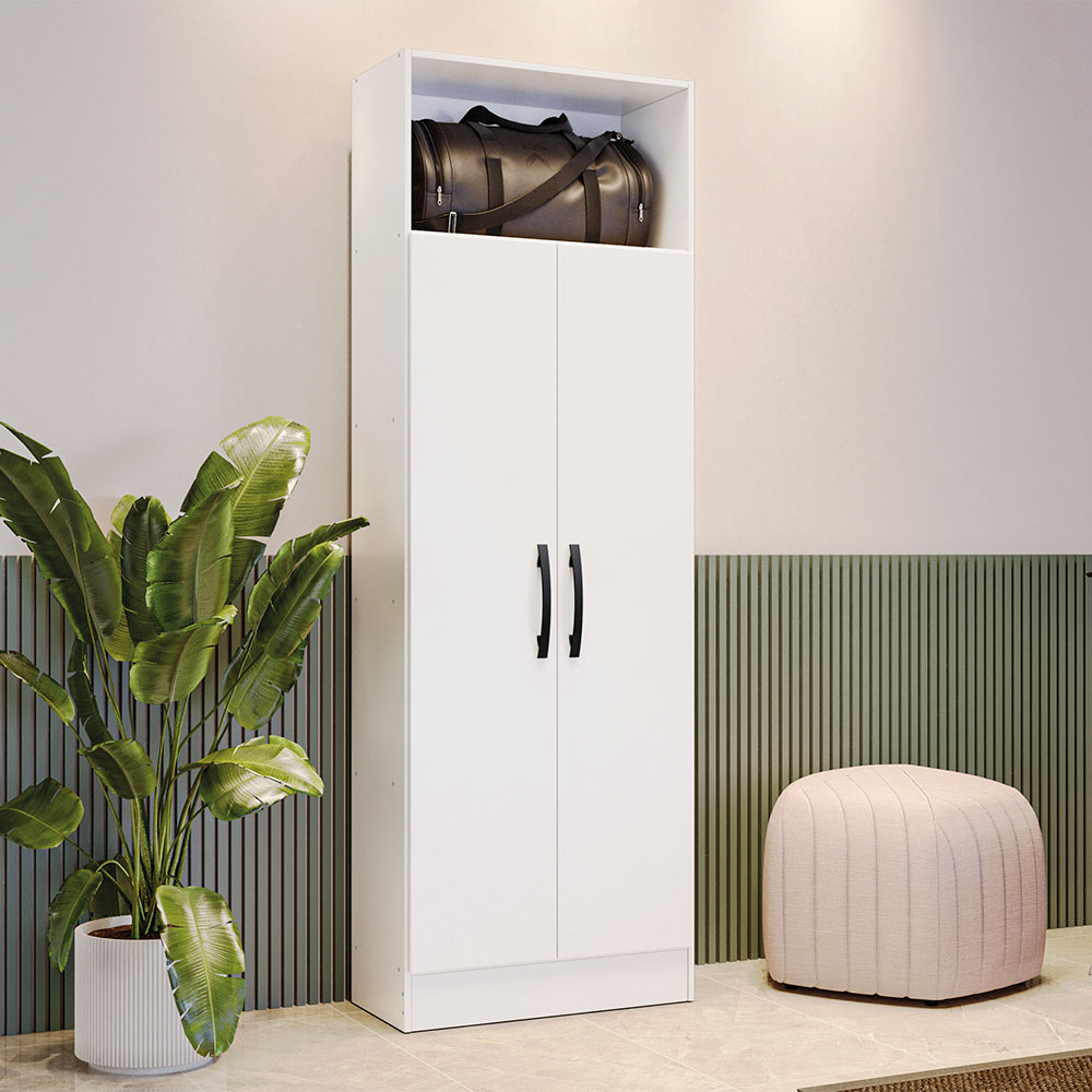 Armário Multiuso Lavanda 2 PT Branco
