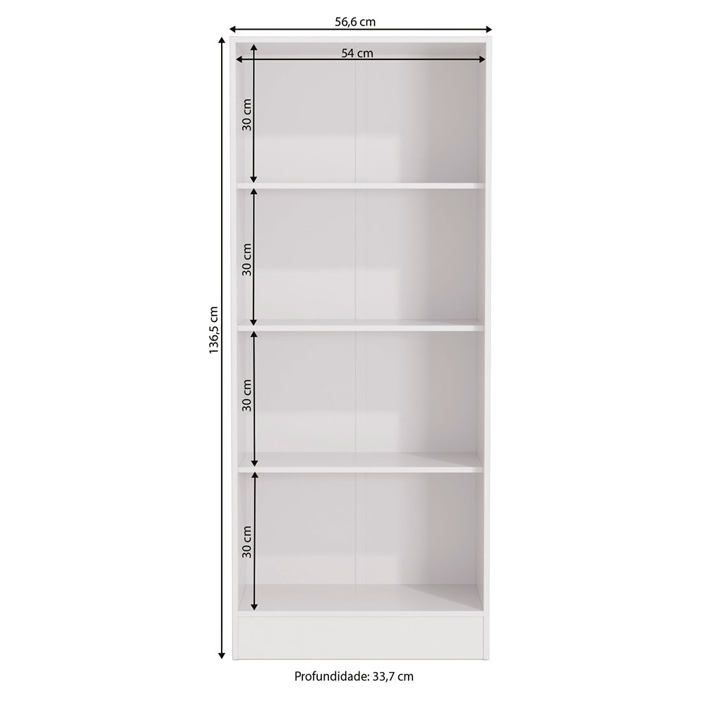 Armário Multiuso Loral 2 PT Branco