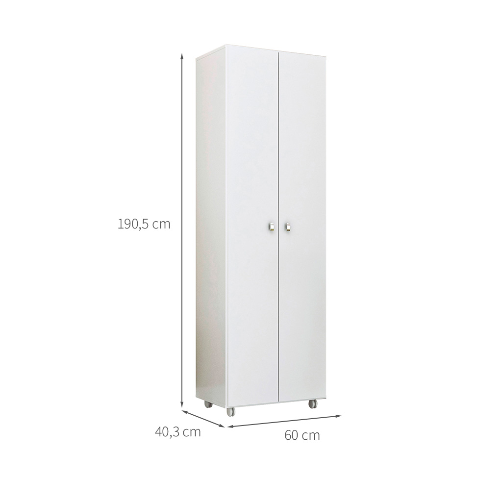 Armário Multiuso Mason 2 PT Branco