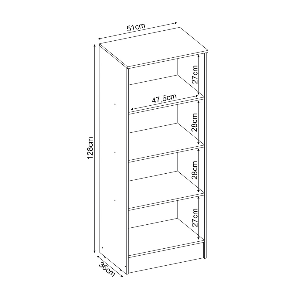 Armário Multiuso Viena 2 Portas Café