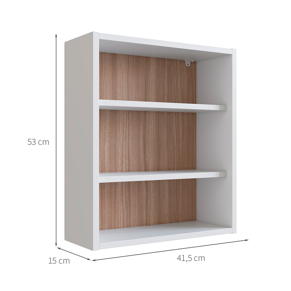 Armário de Banheiro com Espelho Slim 1 PT Branco e Montana
