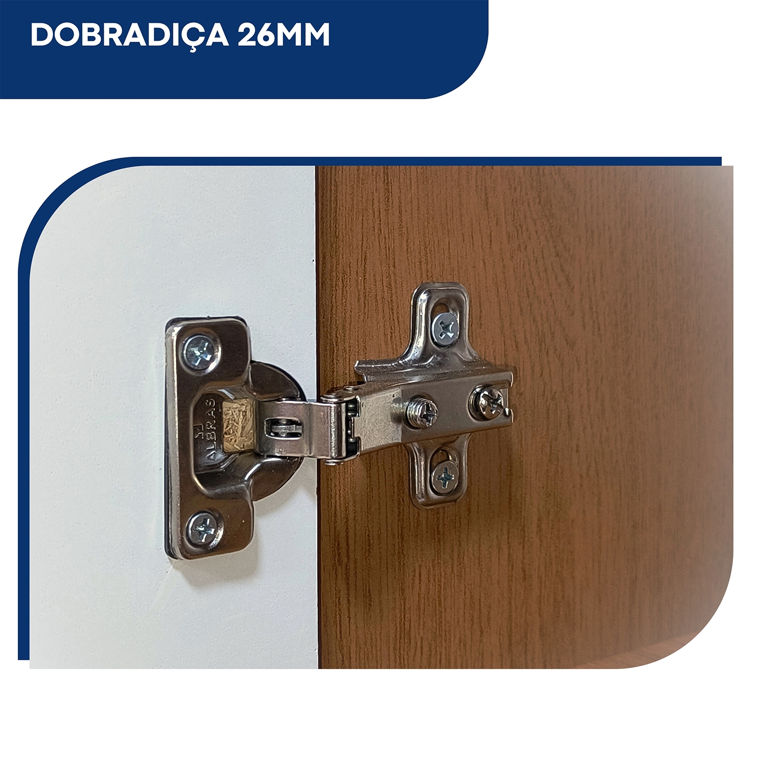 Armário de Cozinha Carol 5 Portas 1 Gaveta Freijó e Off White
