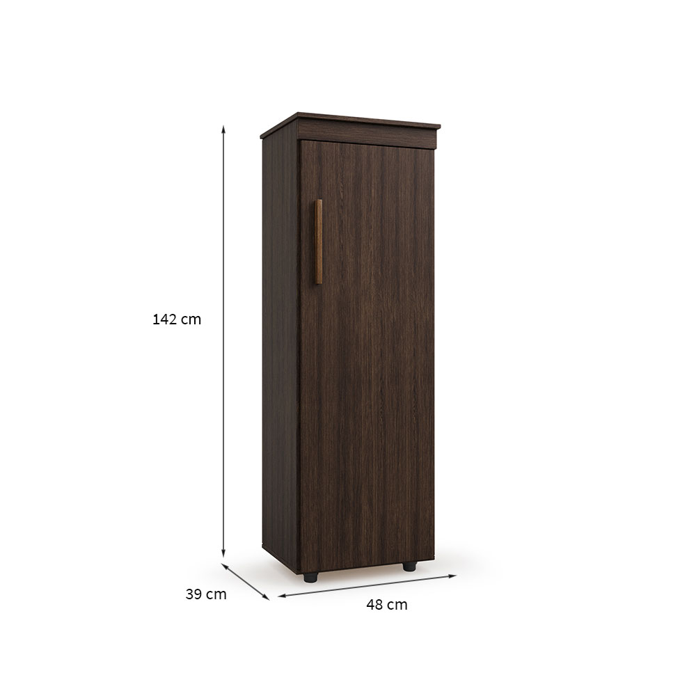 Armário de Escritório Advantage 1 PT Capuccino 142 cm