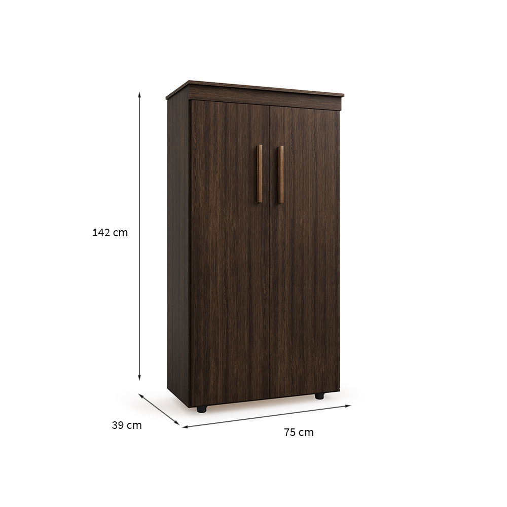 Armário de Escritório Advantage 2 PT Capuccino 142 cm