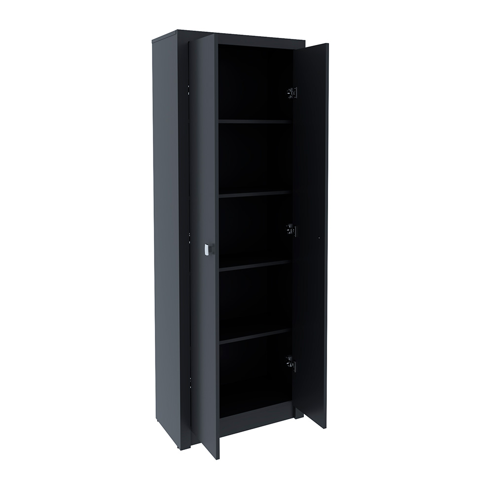 Armário de Escritório Ariela 2 PT Preto