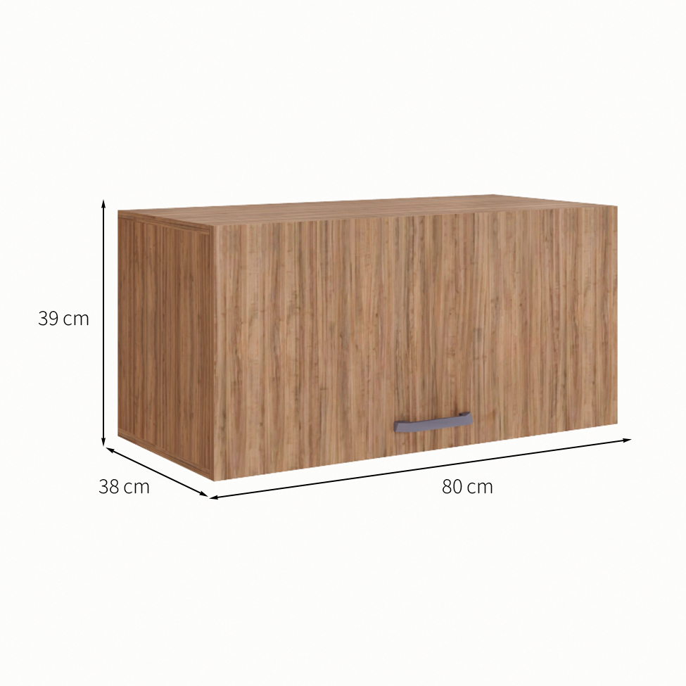 Armário de Escritório Module Ameixa 80 cm