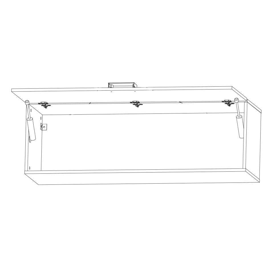 Armário de Escritório Module Branco 120 cm
