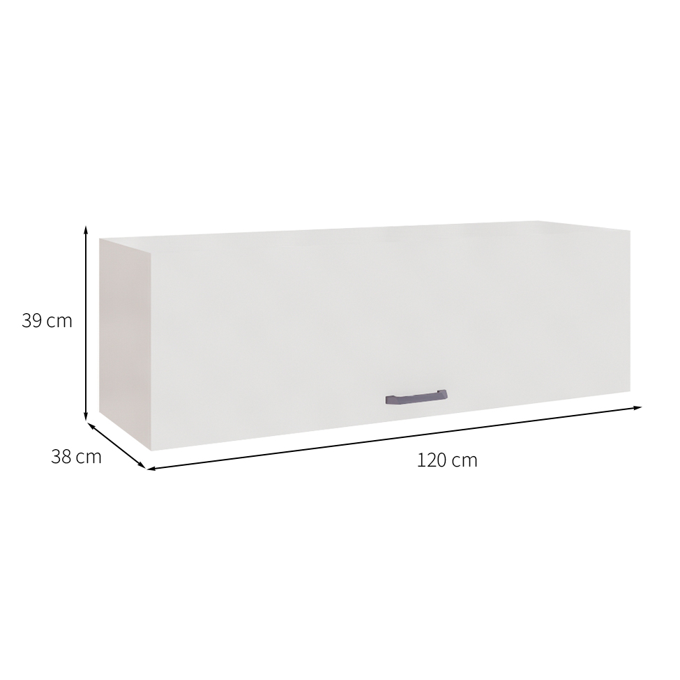 Armário de Escritório Module Cinza 120 cm