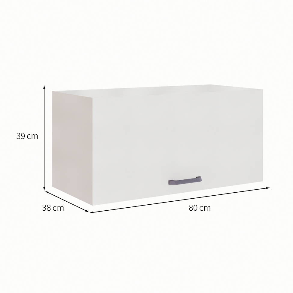Armário de Escritório Module Cinza 80 cm