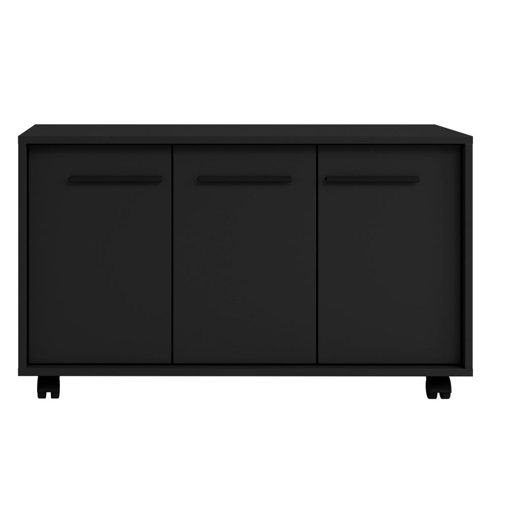Armário de Escritório Tessa 3 PT Preto