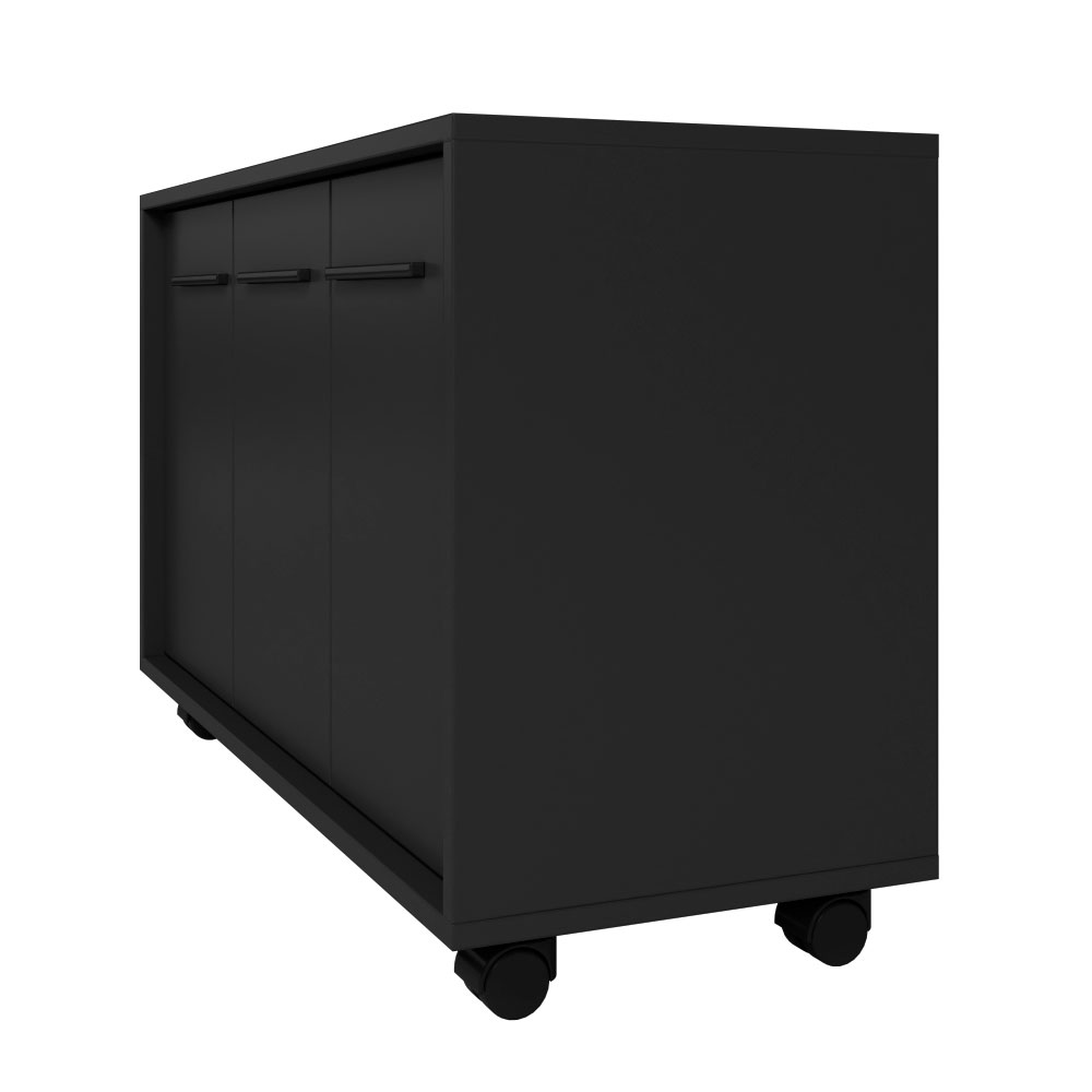 Armário de Escritório Tessa 3 PT Preto