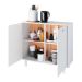 Armário para Cozinha Anaia 2 Portas Branco