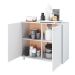 Armário para Cozinha Pomezia 2 Portas Branco
