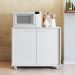 Armário para Cozinha Pomezia 2 Portas Branco
