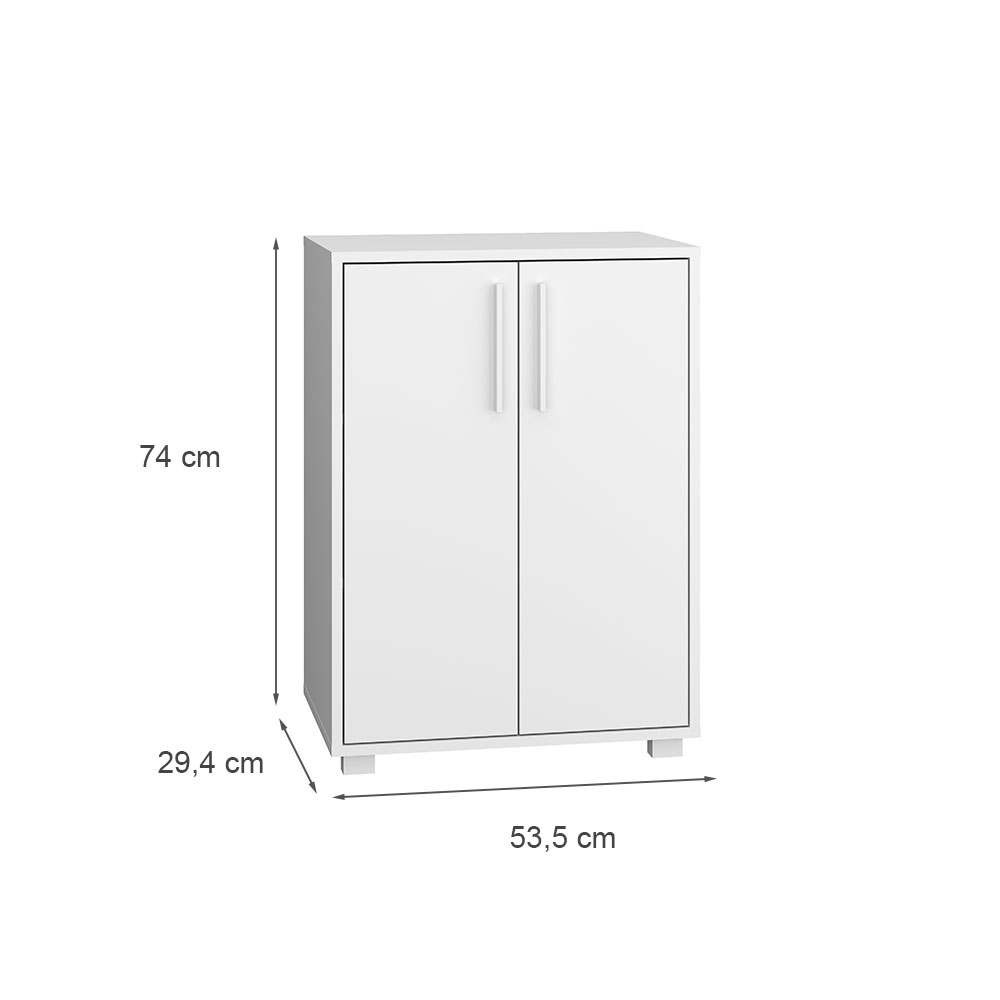Armário para Cozinha Tune 2 Portas Branco