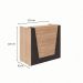 Balcão de Atendimento Recepção Ameixa e Preto 120 cm