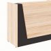 Balcão de Atendimento Recepção Calvi e Preto 140 cm
