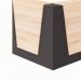 Balcão de Atendimento em L Recepção Calvi e Preto 121 cm