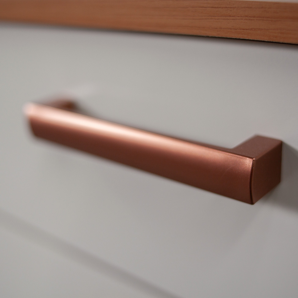 Balcão de Cozinha Essência com Tampo 100% MDF 2 Portas Freijó e Off White
