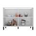 Balcão de Cozinha Manhattan 2 Portas Branco Ártico 120 cm