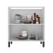 Balcão de Cozinha Manhattan 2 Portas Branco Ártico 80 cm