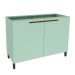 Balcão de Cozinha Manhattan 2 Portas Verde Bali 120 cm