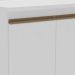 Balcão de Cozinha Margarida com Tampo 2 Portas Branco