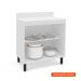 Balcão de Cozinha Meena com Tampo 2 Portas Branco