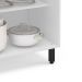 Balcão de Cozinha Meena com Tampo 2 Portas Branco