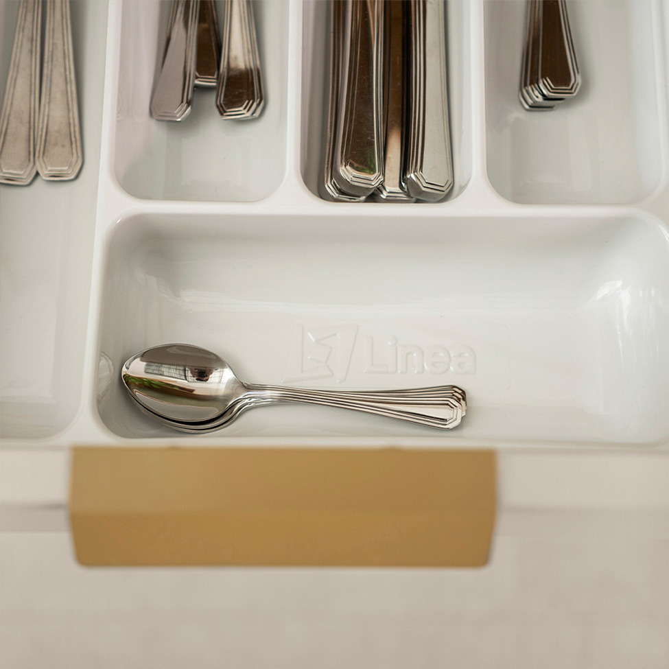 Balcão de Cozinha Selene com Tampo 3 Portas 1 Gaveta Off White e Jequtibá