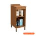 Balcão de Cozinha com Tampo Valence 1 Porta Canela 40 cm