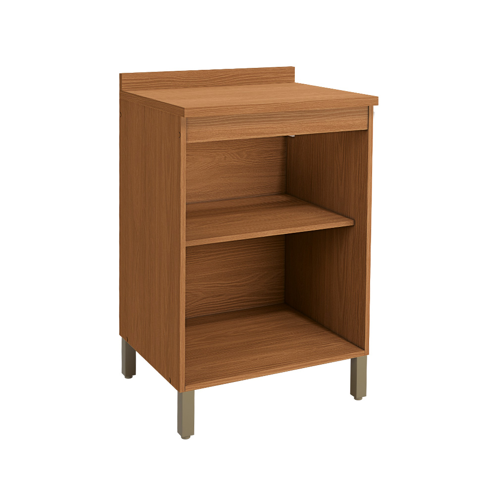 Balcão de Cozinha com Tampo Valence 1 Porta Canela 60 cm