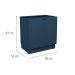 Balcão de Cozinha sem Tampo Évora 2 Portas Azul Orion 80 cm