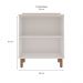 Balcão de Cozinha sem Tampo Iluminata 2 Portas Branco e Fendi 80 cm