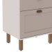 Balcão de Cozinha sem Tampo Iluminata 3 GV Branco e Fendi 60 cm