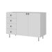Balcão de Cozinha sem Tampo Maranello 100% MDF 2 Portas 4 Gavetas Branco