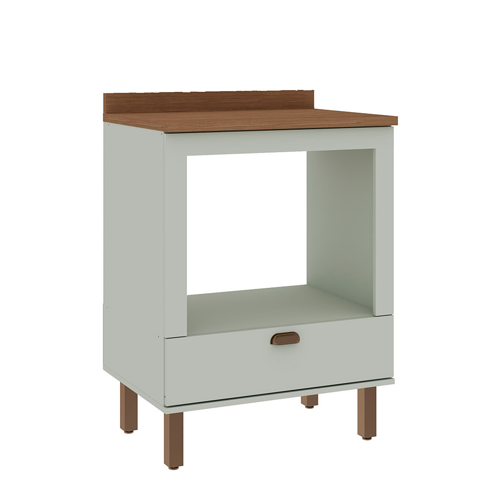 Balcão para Forno Iluminata 1 GV Verde Mint