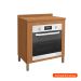 Balcão para Forno com Tampo Valence Canela
