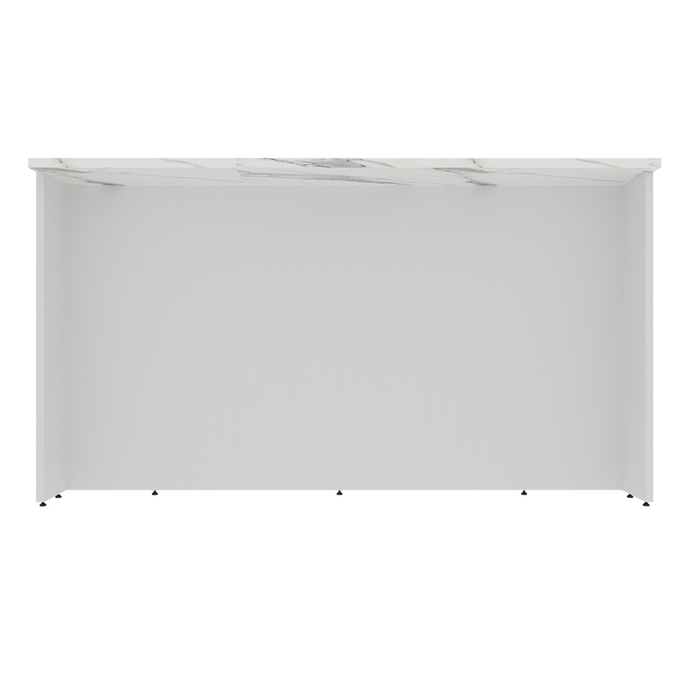 Bancada Manhattan Branco Ártico e Calacatta 120 cm