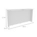 Bancada Manhattan Branco Ártico e Calacatta 120 cm
