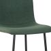 Banqueta Celeste Bouclé Verde Oliva e Preta