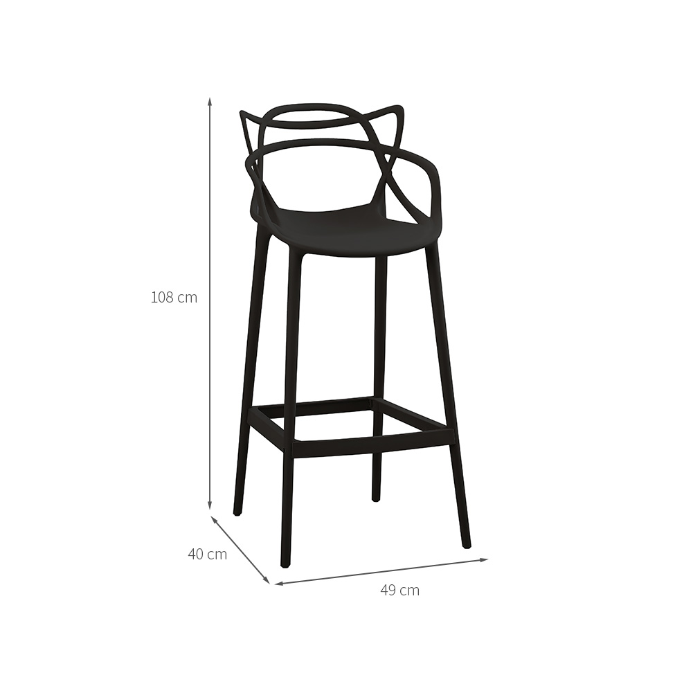 Banqueta Solna Preta
