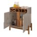 Bar Lizz 2 PT Off White e Cedro
