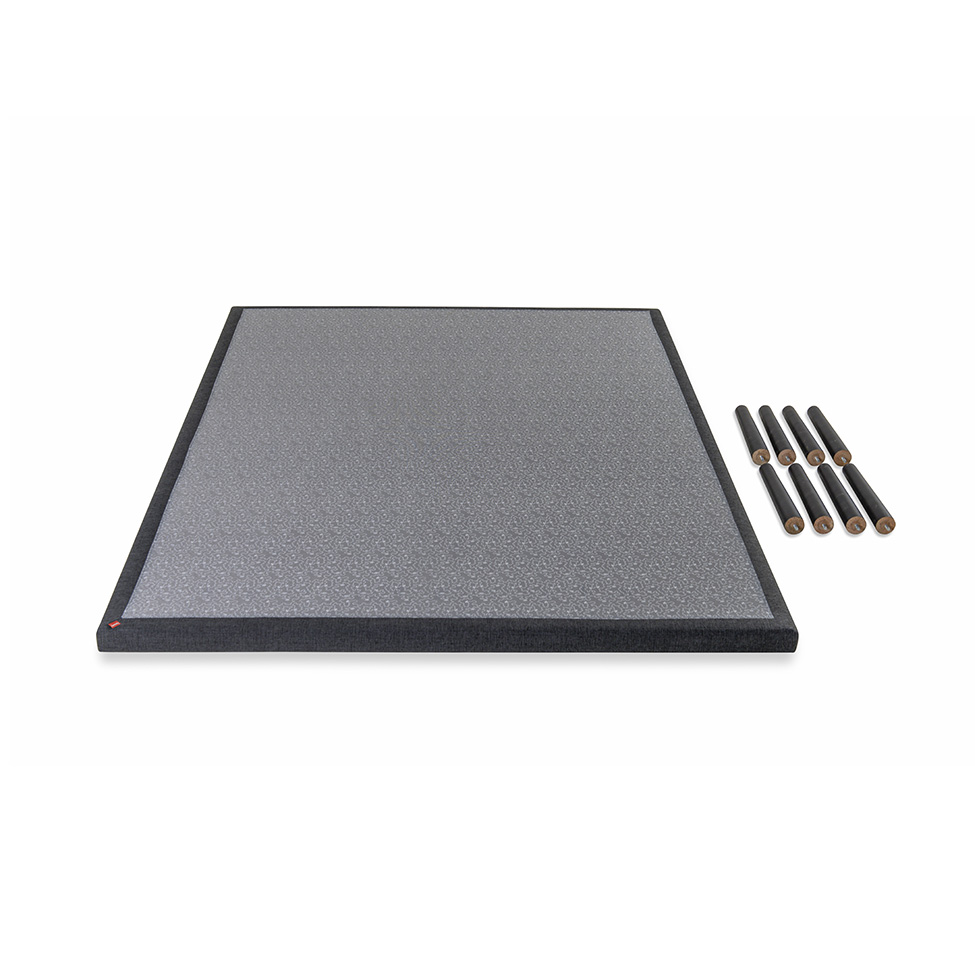 Base para Cama Box Casal Float Mescla Chumbo