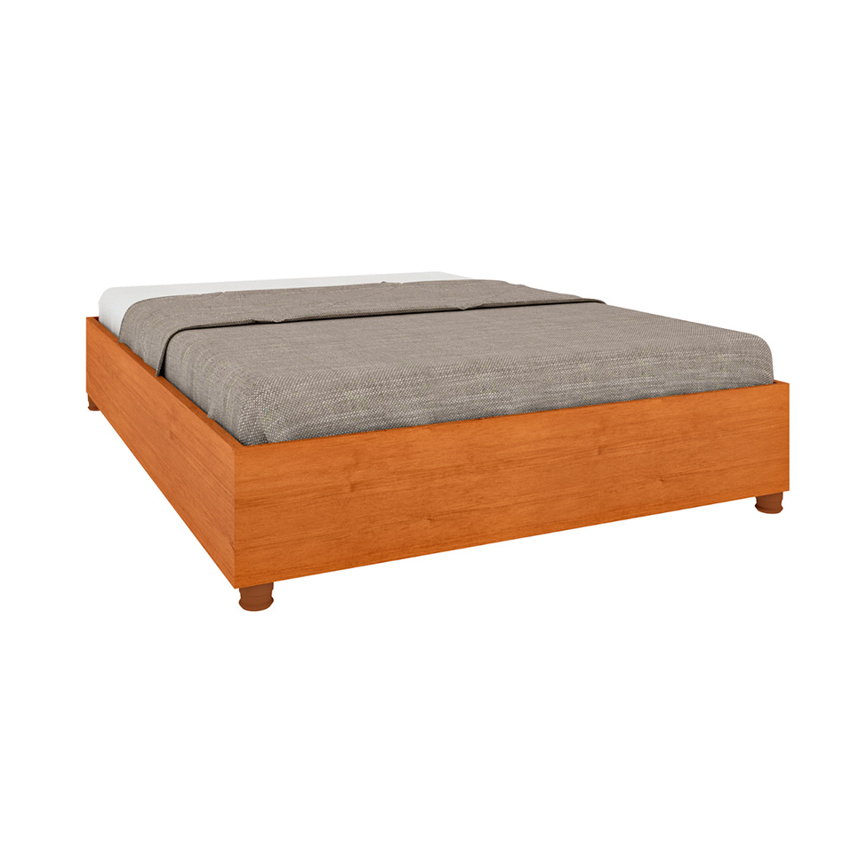 Base para Cama Box Casal Mônaco (35x144x193cm) Cinamomo