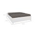 Base para Cama Box Casal Mônaco Neve