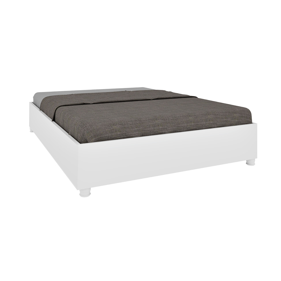 Base para Cama Box Casal Mônaco Neve