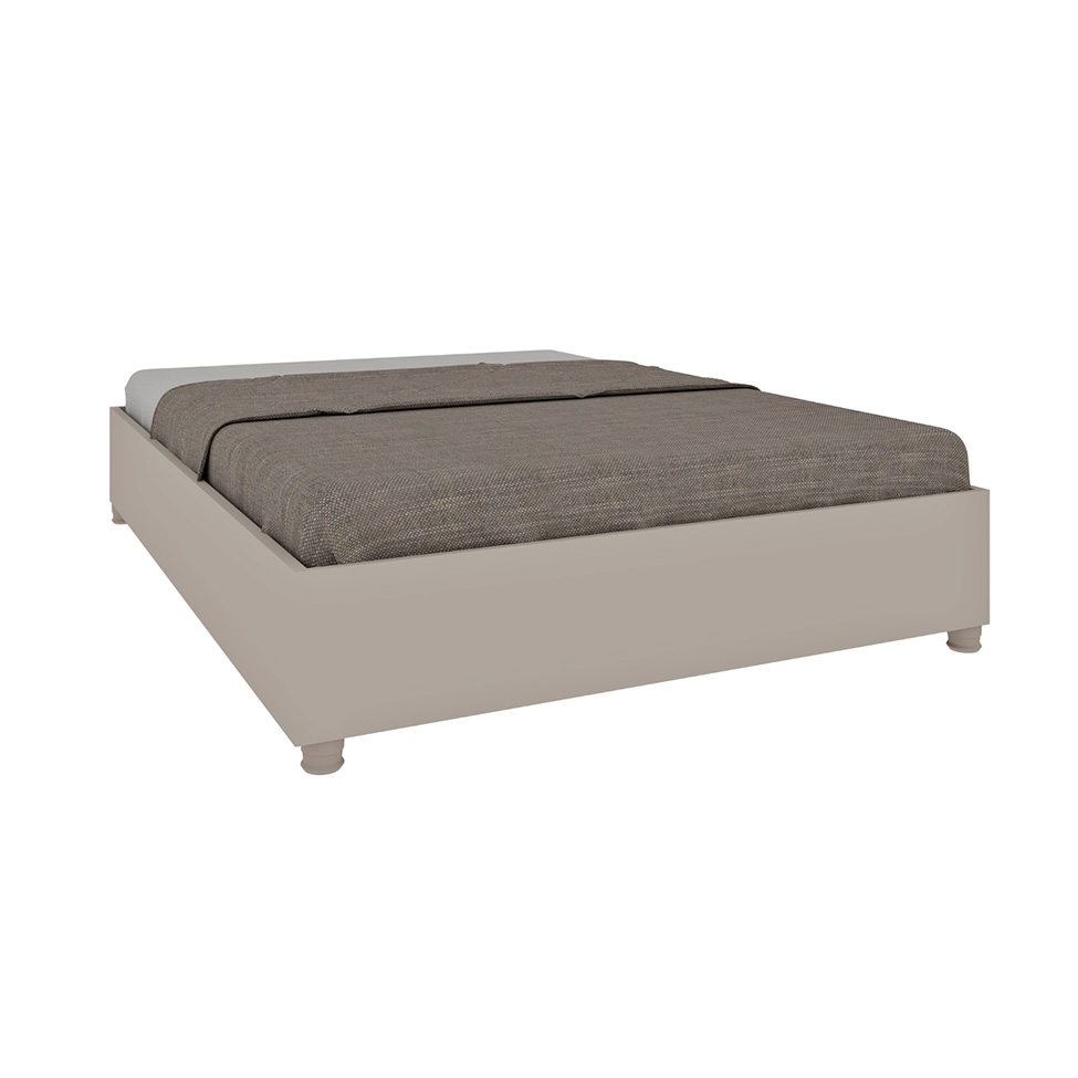 Base para Cama Box Casal Mônaco Off White